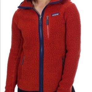 Patagonia Retro Pile Hoody, Root’s Red, W’s XS